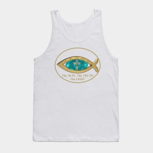 Jesus-The Way, The Truth, The Light Tank Top